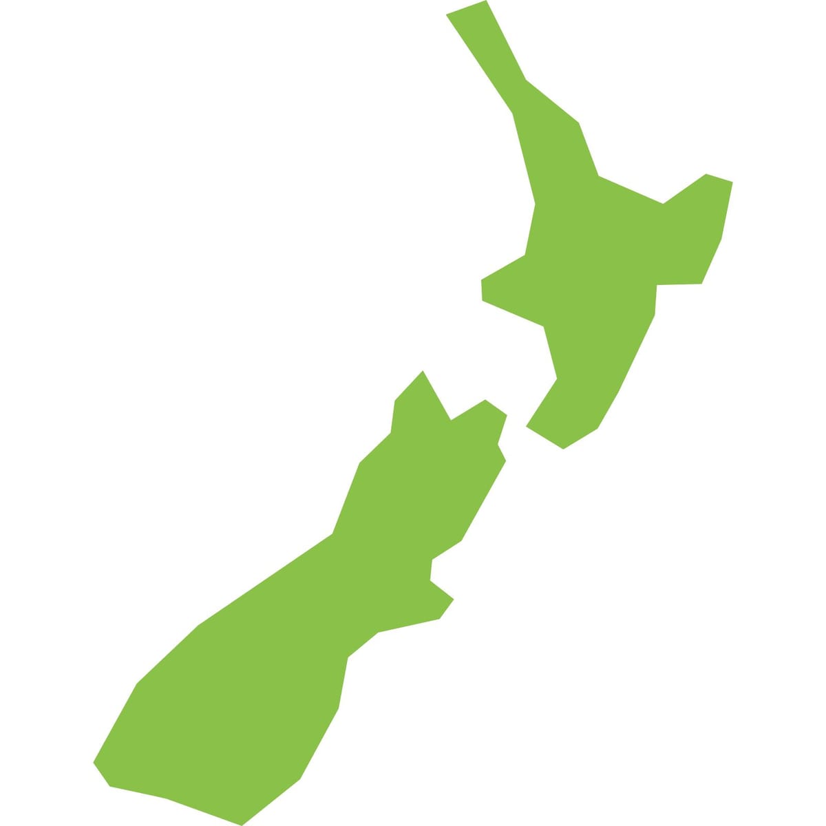 Carte de la nouvelle-zélande png
