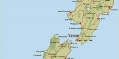 Carte De Nouvelle Zelande Les Cartes De La Nouvelle Zelande L Australie Et La Nouvelle Zelande Oceanie